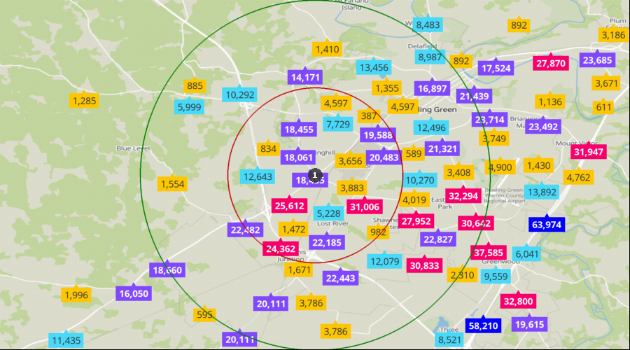 Bowling Green, Kentucky - Daily Average Traffic Count